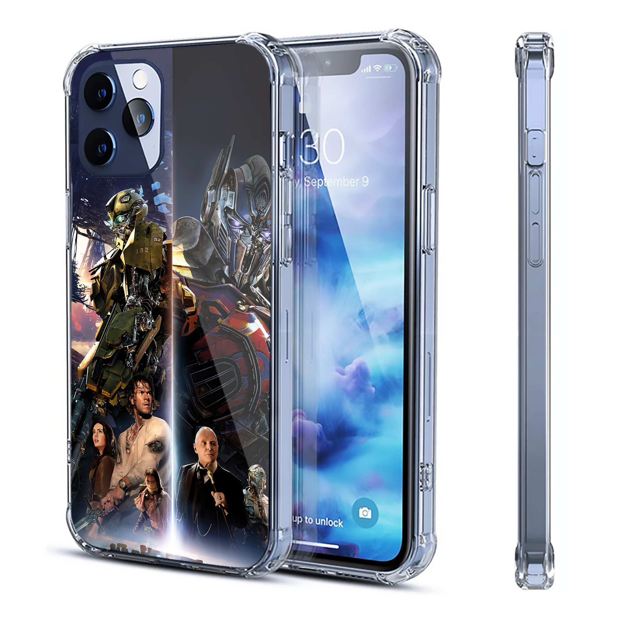 （画像用） Transformers トランスフォーマー 【iPhone 12シリーズ対応】透明スマホケース（クリアソフトケース）